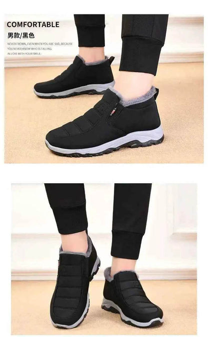 Women's Waterproof Snow Boots - Suede Winter Short Boots for Warmth and Comfort, Free Shipping - BON's