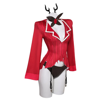 Alastor Cosplay Costume Anime Fantasy Women Lingerie Bikini Swimsuit Jumpsuit Swimwear Headband Outfits Halloween Carnival Suit
