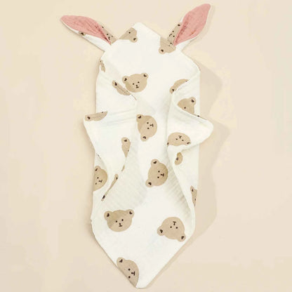 Newborn Baby Items Cotton Muslin Comforter Sleeping Dolls Blanket Soft Soothe Appease Towel for Baby Bibs Burp Cloths Infant