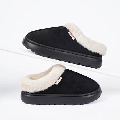 Kidmi Winter Women Shoes 2024 - Warm Outdoor Cotton Slippers and Plush Indoor Padded Footwear for Women - BON's