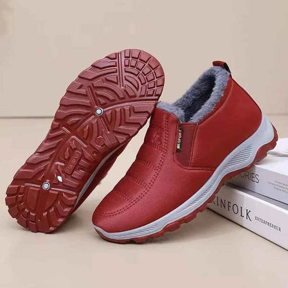 Women's Waterproof Snow Boots - Suede Winter Short Boots for Warmth and Comfort, Free Shipping - BON's