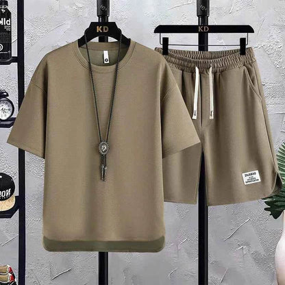 Men's Summer Waffle Knit Set for 2025 - Comfortable and Stylish Short Set - BON's