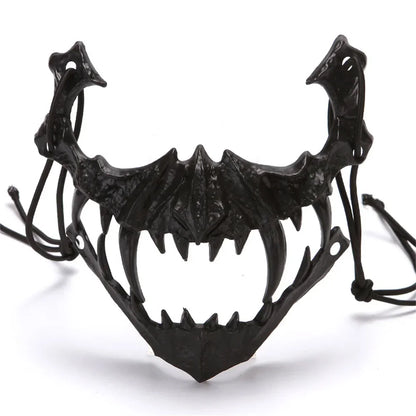 Halloween Skull Half-Face Mask – Unisex Costume Prop | Animal Bone Design for Cosplay, Party & Performance