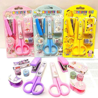 Kuromi Kitty Stationery Set - Fun and Functional Stapler Tape Collection - BON's