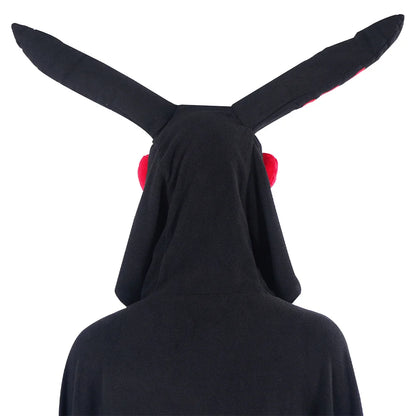 Adult Moth Cosplay Man Cloak Vampire Gloves Cape Hooded Clothing Costume Roleplay Outfits Halloween Carnival Party Disguise Suit