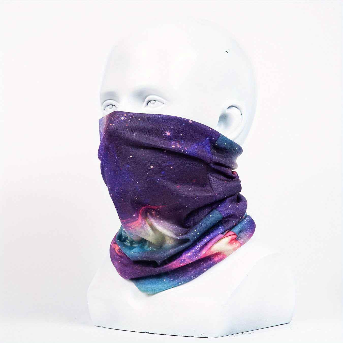 QUALICOS Sports Scarf - Versatile Neck Gaiter, Headband & Wristband with Galaxy & Starry Night Patterns, Unisex All-Season Outdoor Gear for Hiking, Cycling & Fitness - BON's