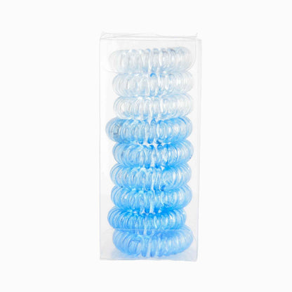 Spiral No-Crease Ponytail Holders for All-Day Comfort - 9 pcs - BON's