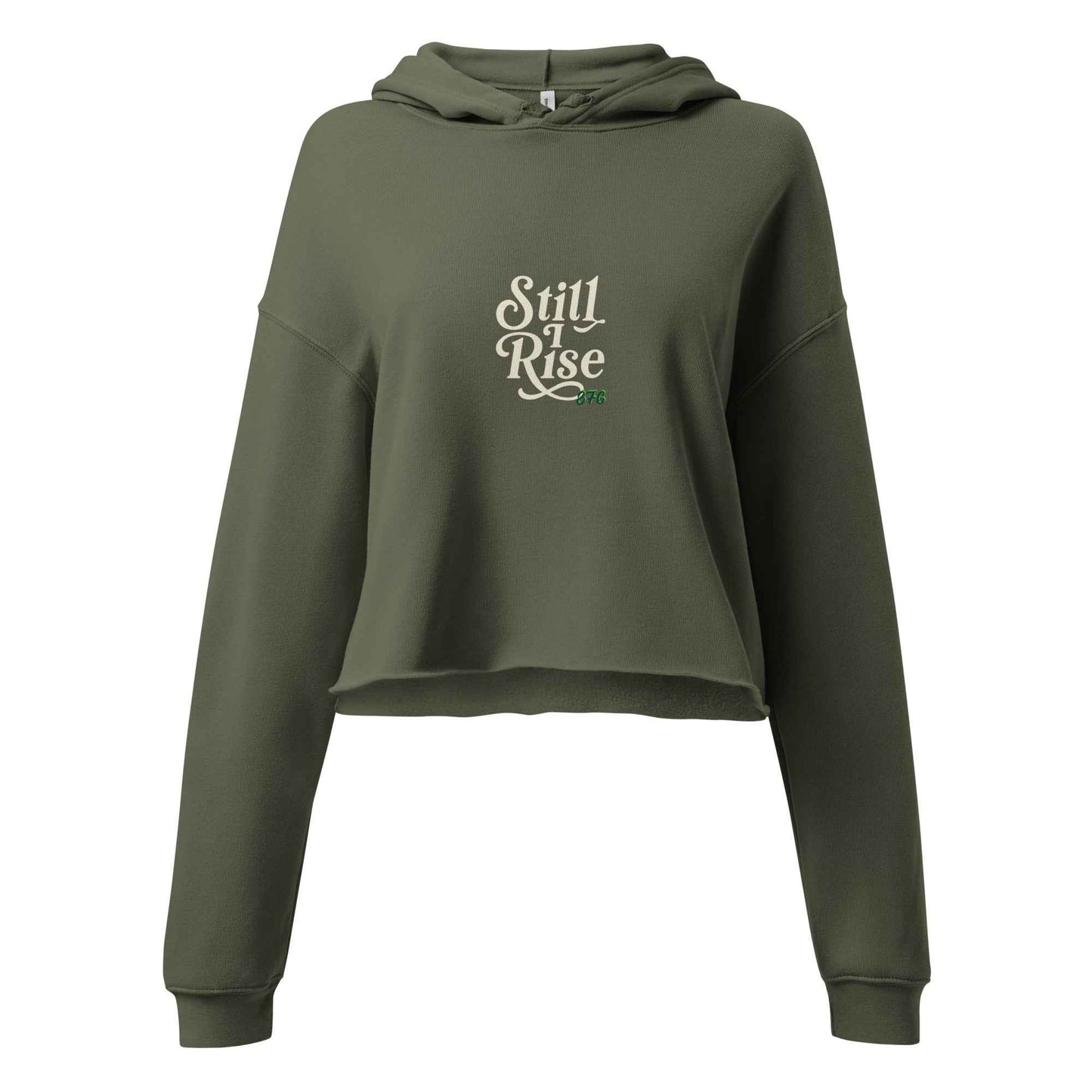 Still I Rise – Empowerment Crop Hoodie (Limited Relief Edition)